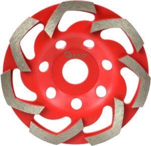 Geko Tarcza diamentowa do szlifowania betonu RED 125 x 5mm (50) 1