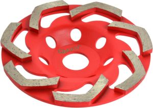 Geko Tarcza diamentowa do szlifowania betonu RED 125 x 5mm (50) 2