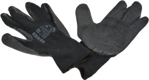 Geko Rękawice ochronne GEKON r.10/latex,czarne grube/(12/240) 2