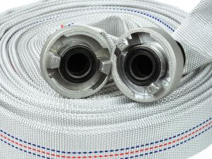 Geko Wąż parciany 1"20m z końcówkami (2) 2