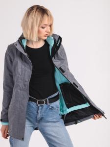 Hi-Tec Kurtka damska 3w1 Lady Lizzy Light Grey Melange/Aqua Splash r. L 5