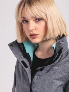 Hi-Tec Kurtka damska 3w1 Lady Lizzy Light Grey Melange/Aqua Splash r. L 6