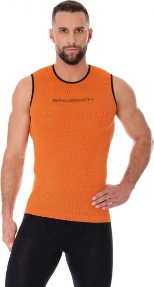 Brubeck Koszulka męska 3D Run PRO pomarańczowa r. S (SL10290) 1