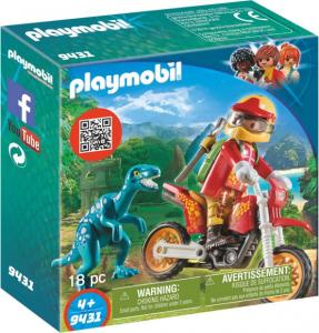 Playmobil Rower motocrossowy z raptorem (9431) 1