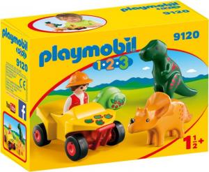 Playmobil Badacz dinozaurów z quadem (9120) 1