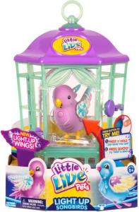 Figurka Cobi Little Live Pets Ptaszek ze świecącymi skrzydłami w klatce 4