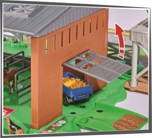 Majorette Duża farma + 3 pojazdy i 2 przyczepy 5