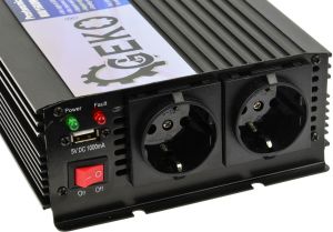 Przetwornica Geko Przetwornica napięcia 12V/230V 800/1600W (4) 3