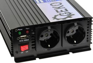 Przetwornica Geko Przetwornica napięcia 24V/230V 800/1600W (4) 3
