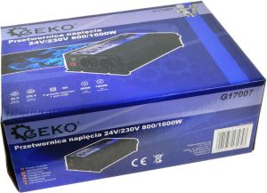 Przetwornica Geko Przetwornica napięcia 24V/230V 800/1600W (4) 5