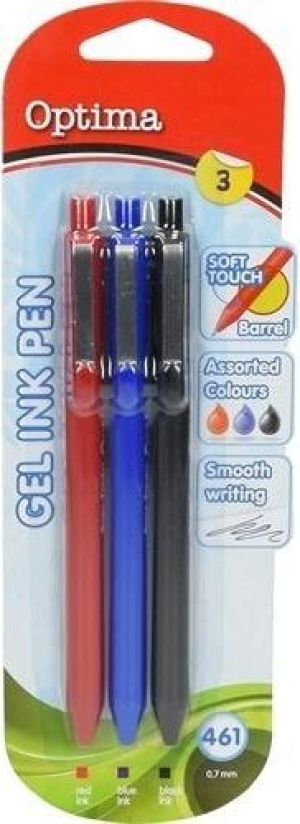 Optima Długopis żelowy 461 3 kolory 1