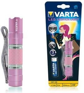 Latarka Varta LED Lipstick Light 1AA różowa 1