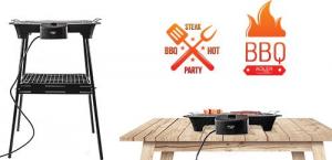 Adler AD6602 Grill ogrodowy elektryczny 2400 W 37 cm x 21 cm 6