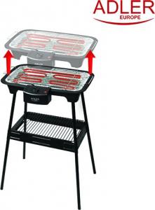 Adler AD6602 Grill ogrodowy elektryczny 2400 W 37 cm x 21 cm 7