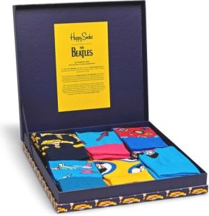 Happy Socks Skarpetki The Beatles Gift Box (6-par) "50th Anniversary" r. 36-40 1