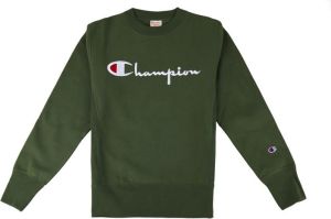 Champion Bluza męska Crewneck Sweatshirt Green r. L (212576/GS536) 1