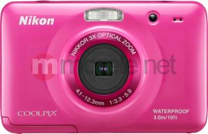 Aparat cyfrowy Nikon COOLPIX S30 Różowy + plecak (VNA112K001) 1