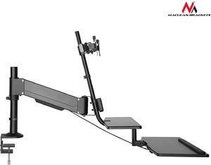Maclean Maclean MC-797 Uchwyt na dwa monitory i klawiaturę do 8kg 13"-32" 13