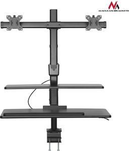 Maclean Maclean MC-797 Uchwyt na dwa monitory i klawiaturę do 8kg 13"-32" 9