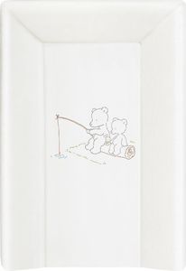 Ceba Ceba Baby, Przewijak miękki profilowany z zagłówkiem Papa Bear biały, 50 x 70 cm 1