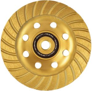 Geko tarcza diamentowa turbo do szlifowania betonu 125mm M14 (H00121) 1