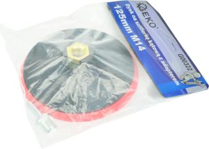 Geko Dysk na szlif.kąt.125mm z adapterem Eurodysk(25/100) 5