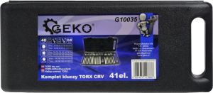 Geko Kpl.kluczy torx CRV 41el. plastic box (10) 1
