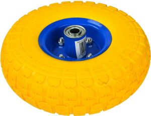 Geko Koło do wózka 3.50-4 PU pełne 3