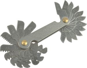 Geko Miernik gwintu- Gwintomierz 24cz. M0.25-6mm (100/200) (G02737) 1