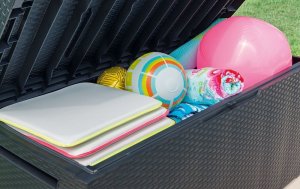 Skrzynia ogrodowa Keter Capri 305 l Brąz 3