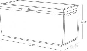 Skrzynia ogrodowa Keter Capri 305 l Brąz 6