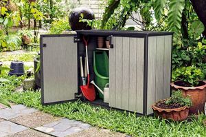 Szafa ogrodowa Keter Schowek ogrodowy Curver Keter PATIO STORE szarobrązowy 3