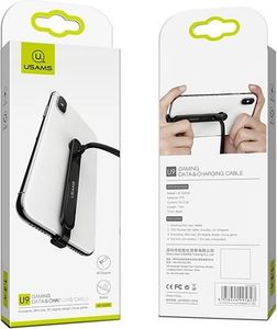 Usams USAMS Kabel Gaming U9 Lightning 1,5m czarny/black SJ235IP01 (US-SJ235) 7