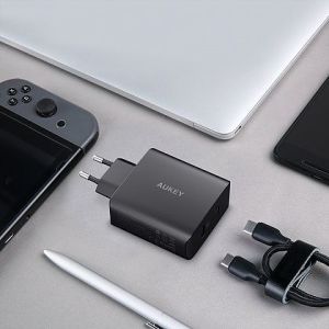 Ładowarka Aukey PA-Y11 1x USB-A 1x USB-C 6 A (PA-Y11) 7