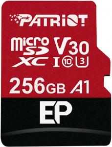 Karta Patriot EP Series MicroSDXC 256 GB Class 10 UHS-I/U3 A1 V30 (PEF256GEP31MCX) 1