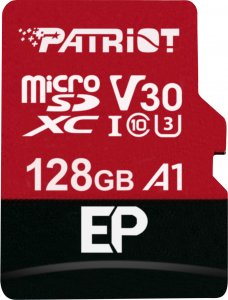 Karta Patriot EP Series MicroSDXC 128 GB Class 10 UHS-I/U3 A1 V30 (PEF128GEP31MCX) 1