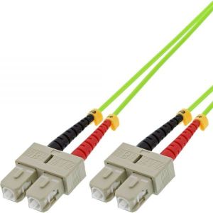 InLine Patchcord światłowodowy Duplex SC/SC, 50/125µm, OM5, 10m (83510Q) 2
