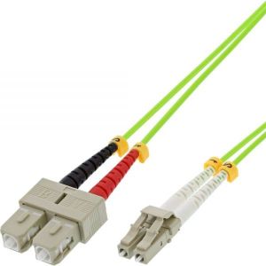 InLine Patchcord światłowodowy Duplex LC/SC, 50/125µm, OM5, 2m (88642Q) 2