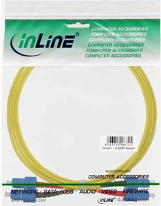 InLine InLine Fiber Optical Duplex Cable, SC/SC, 9/125µm, OS2, 1m 2