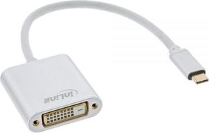 Adapter USB InLine USB-C - DVI Biały  (64103S) 1