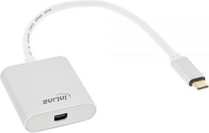 Adapter USB InLine USB-C - DisplayPort Mini Biały  (64105S) 1