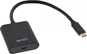 Adapter USB InLine USB-C - DisplayPort Mini Czarny  (64105B) 1