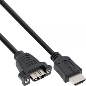 Kabel InLine HDMI - HDMI 0.6m czarny (17500B) 1
