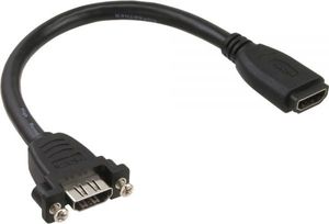 Adapter AV InLine HDMI - HDMI czarny (17500S) 1