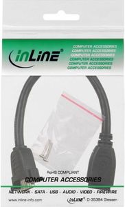 Adapter AV InLine HDMI - HDMI czarny (17500S) 2