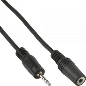 Kabel InLine Jack 2.5mm - Jack 3.5mm 1m czarny (99308D) 1