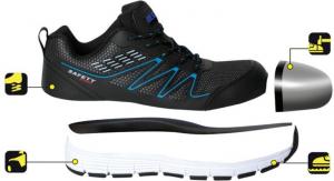 Dedra Półbuty bezpieczne M1 sport rozmiar 41 (BH9M1-41) 2