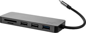 Stacja/replikator Green Cell 7w1 USB-C (AK50) 2
