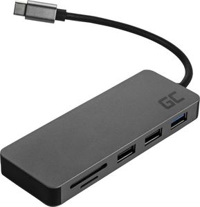 Stacja/replikator Green Cell 7w1 USB-C (AK50) 3