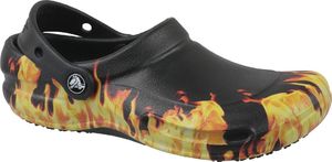 Crocs Klapki męskie Bistro Graphic Clog czarno-żółte r. 45/46 ( 204044-001) 1